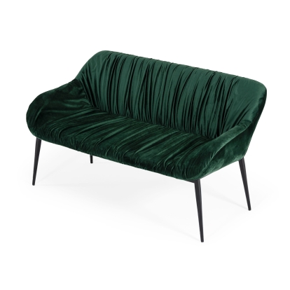 Modrest Katrina Modern Green Fabric Bench Green Bench 77707 VGEUMC-9389SF-2-BENCH
