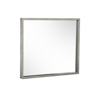 Nova Domus Boston Modern Faux Concrete Mirror Brown Mirror 77854 VGANBOSTON-MIR