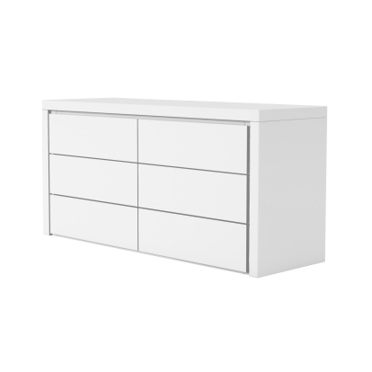 Modrest Adan Modern White Dresser White Dresser 77873 VGBBMB1706-DRS-1