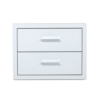 Modrest Adan Modern White Nightstand White Nightstand 77874 VGBBMB1706-NS-3