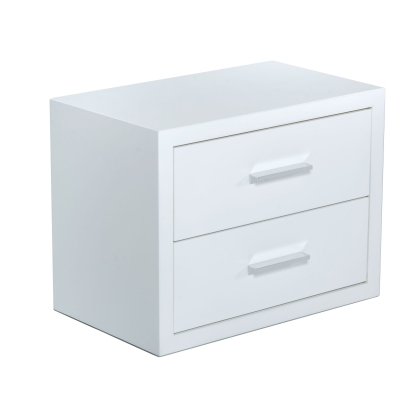 Modrest Adan Modern White Nightstand White Nightstand 77874 VGBBMB1706-NS-3
