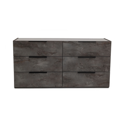 Nova Domus Ferrara Modern Volcano Oxide Grey Dresser Grey Dresser 77877 VGACFERRARA-DRS