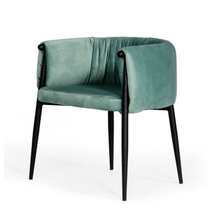 Modrest Belcaro Modern Light Green Fabric Dining Chair Green Dining Chair 77904 VGEUMC-9706CH-A-GRN