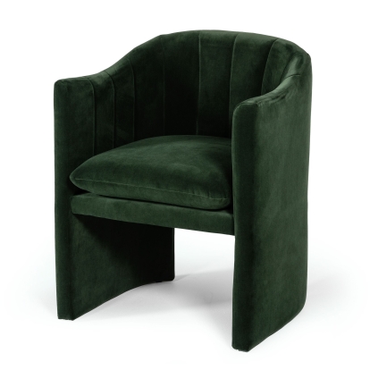 Modrest Danube Modern Jade Green Fabric Dining Chair Green Dining Chair 77909 VGEUMC-9704CH-A-GRN