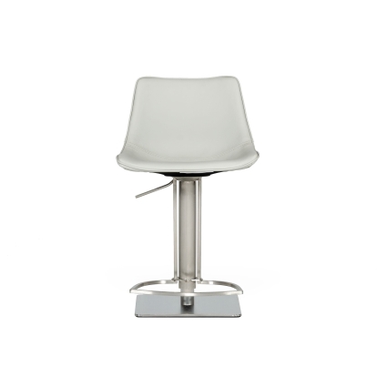 Modrest Manning Modern Light Grey Bar Stool Grey Bar Stool 78105 VGHR5362/GB-LTGRY-BS