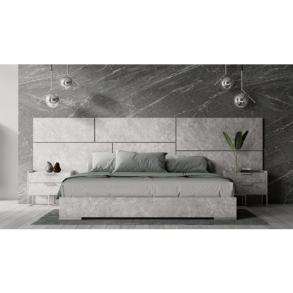 Nova Domus Marbella Italian Modern Grey Bed Set Grey Bedroom Set 78178|78179 VGACMARBELLA-SET-GRY