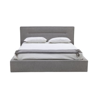 Nova Domus Juliana Italian Modern Grey Upholstered Bed Grey Bed 78630|78404 VGACJULIANA-GRY-BED
