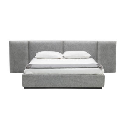 Nova Domus Maranello Modern Grey Bed Grey Bed 78691|78670 VGMAMQT-S25-BR-121-GRY-BED