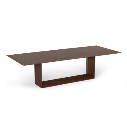 Modrest Channa Modern Walnut Dining Table Walnut Dining Table 78776 VGBBMI2006T-WAL-DT