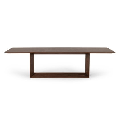 Modrest Channa Modern Walnut Dining Table Walnut Dining Table 78776 VGBBMI2006T-WAL-DT