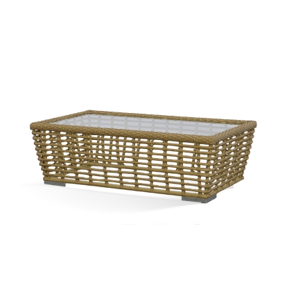 Renava Ko Tao Outdoor Wicker Coffee Table Beige Outdoor Table 79252 VGATRASF-054-COF