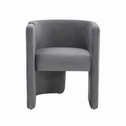 Modrest -Tirta Modern Grey Accent Chair Gray/Grey Accent Chair 79760 VGRH-AC-234-L-GREY-CH