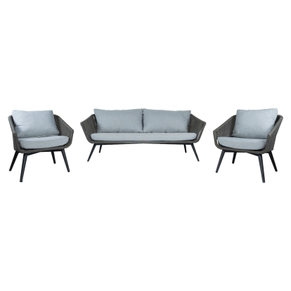 Renava Panama Modern Outdoor Sofa Set Grey Outdoor Sofa Set 79961 VGPD-296.01-SET