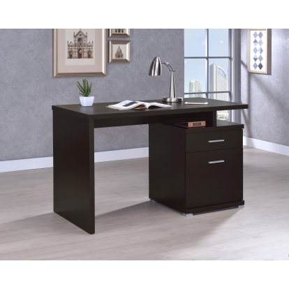 Coaster Irving Contemporary Cappuccino Computer Desk Model 800109
