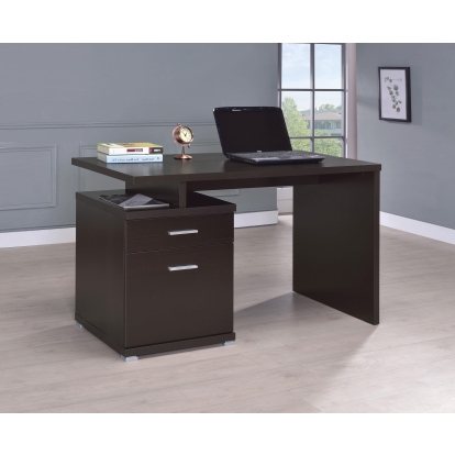 Coaster Irving Contemporary Cappuccino Computer Desk Model 800109
