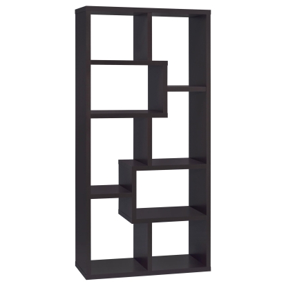 Coaster Theo Transitional Cappuccino Bookshelf Model 800264