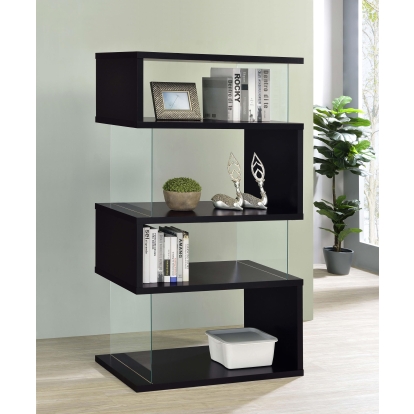 Coaster Emelle Contemporary Black Bookshelf Model 800340