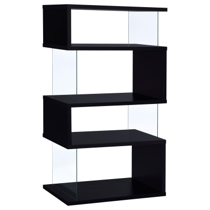 Coaster Emelle Contemporary Black Bookshelf Model 800340