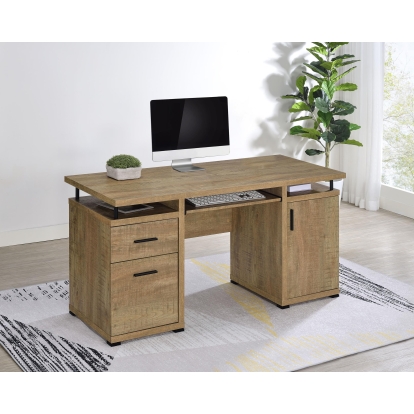 Coaster Tracy Rustic Mango Computer Desk Model 800788