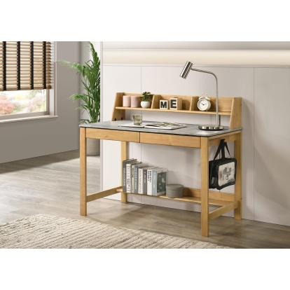 Coaster Besler Transitional Cement Writing Desk Model 801075