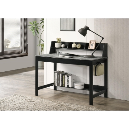 Coaster Besler Transitional Grey Stone Writing Desk Model 801076