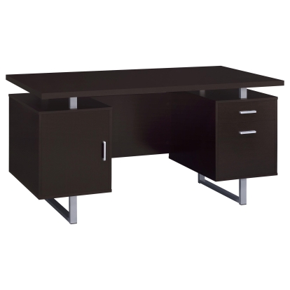 Coaster Lawtey Contemporary Cappuccino Computer Desk Model 801521