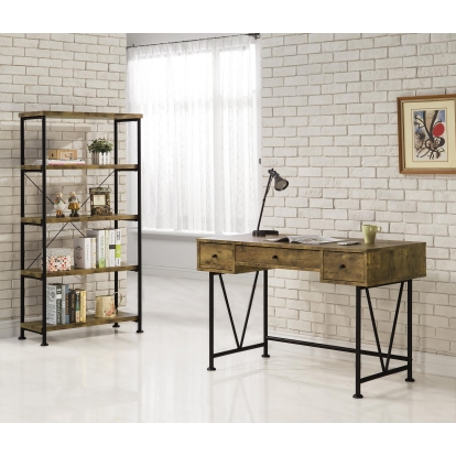 Coaster Analiese Farmhouse Rustic Nutmeg Writing Desk Model 801541-S2