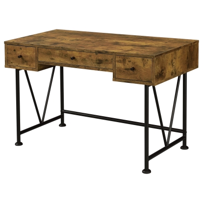 Coaster Analiese Farmhouse Rustic Nutmeg Writing Desk Model 801541