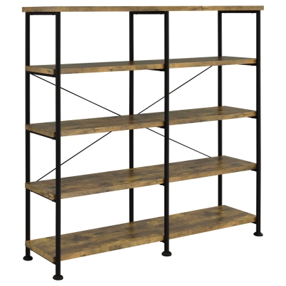 Coaster Analiese Farmhouse Rustic Nutmeg Bookshelf Model 801543