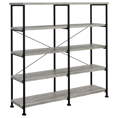 Coaster Analiese Farmhouse Grey Driftwood Bookshelf Model 801544