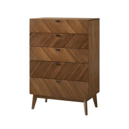 Nova Domus Kamela- Modern Walnut Chest Chest 80177 VGMA-BR-128-CH