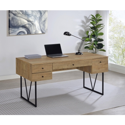 Coaster Analiese Rustic Mango Writing Desk Model 801851