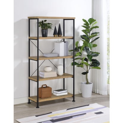 Coaster Analiese Rustic Mango Bookshelf Model 802003
