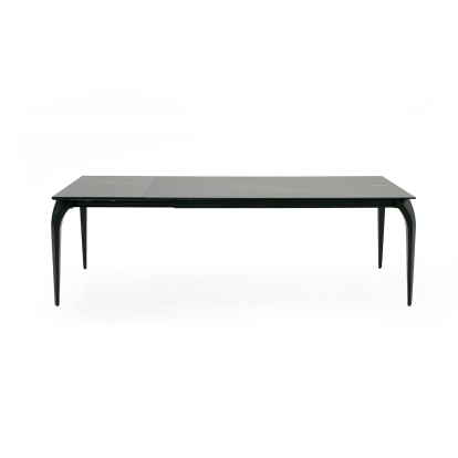 Modrest Suri Modern Black Ceramic Extendable 71"/94.5" Dining Table Black Dining Table 80284 VGYF-DT8937-BLK-DT