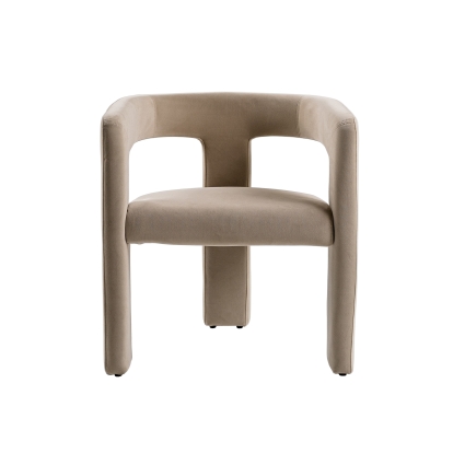 Modrest Cherish Modern Beige Fabric Dining Chair Beige Dining Chair 80596 VGEUMC-9771CH-BGE