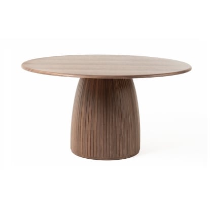 LA Furniture Sheridan Mid-Century Modern Walnut Round Dining Table VGDWJ3630-1 Contemporary Style by Vig Furnitrue Number 80995 Catch Home Goods