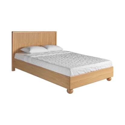 LA Furniture Eastern King Winters Modern Natural Oak Bed VGWD-EMI-QB-KBUS-BED-EK Contemporary Style by Vig Furnitrue Number 81075 Catch Home Goods
