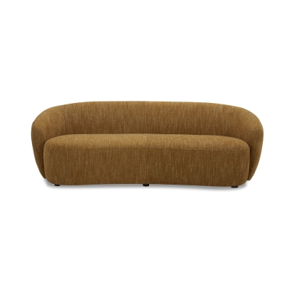 Divani Casa Norris Modern Mustard Fabric Sofa Yellow Sofa 81153 VGKK-KF.2823-SOFA-MUS