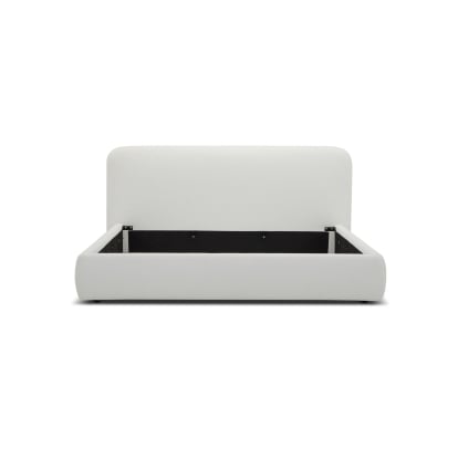 LA Furniture Liam Modern Ivory Fabric Upholstered Bed VGKK-KF.B2007-IVY Contemporary Style by Vig Furnitrue Number 81155|81155A|81156|81156A Catch Home Goods