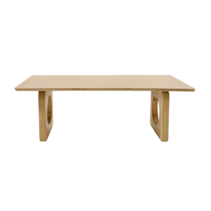 Modrest Washington Modern Natural Oak Rectangular Dining Table Oak Dining Table 81160 VGME121257-DT