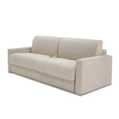 Lamod Italia Revers Italian Modern Sand Fabric Full Sofabed Tan Sofa Bed 81233 VGDTREVERS-140-SAND
