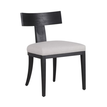 LA Furniture Fabien Mid-Century Modern Beige Linen + Black Walnut Dining Chair (Set of 2) VGRH-RHS-98535-BLK Contemporary Style by Vig Furnitrue Number 81518Z Catch Home Goods