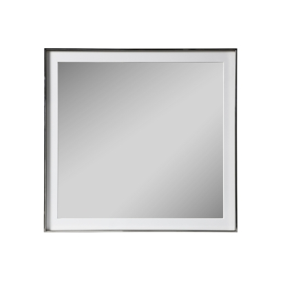 Modrest Cartier Modern White + Stainless Steel Mirror White Mirror 81534 VGVC-J-A002-M-WHT