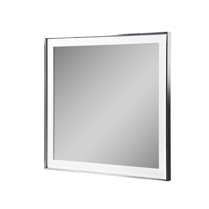 Modrest Cartier Modern White + Stainless Steel Mirror White Mirror 81534 VGVC-J-A002-M-WHT