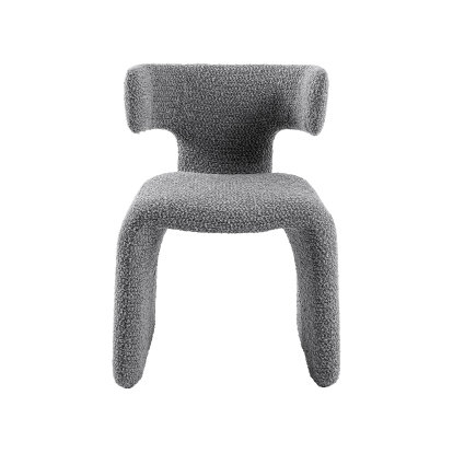 Modrest Bergman Modern Light Grey Fabric Dining Chair Light Grey Dining Chair 81544 VGEUMC-7513CH-CODA-178