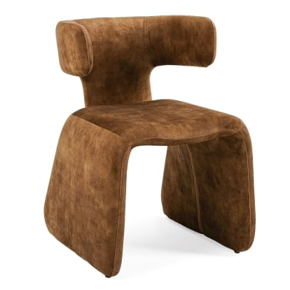 LA Furniture Bergman Modern Brown Velvet Dining Chair VGEUMC-7513CH-DECENT-004 Contemporary Style by Vig Furnitrue Number 81545 Catch Home Goods