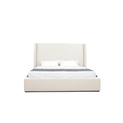 LA Furniture Eastern King Byrne Modern Off White Fabric Bed VGEVVG713-C-00-EK Contemporary Style by Vig Furnitrue Number 81556 Catch Home Goods