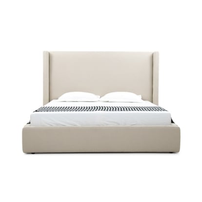 LA Furniture Byrne Modern Beige Fabric Bed VGEVVG713-C-01 Contemporary Style by Vig Furnitrue Number 81557|81558 Catch Home Goods