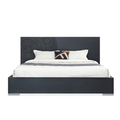 Lamod Cirque Modern Black Ash Bedroom Set Black Bedroom Set 81578 VGVC-BD2368-SET