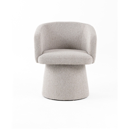 Modrest Linton Modern Light Grey Fabric Dining Chair Light Grey Dining Chair 81617 VGOD-ZW-23092-LTGRY